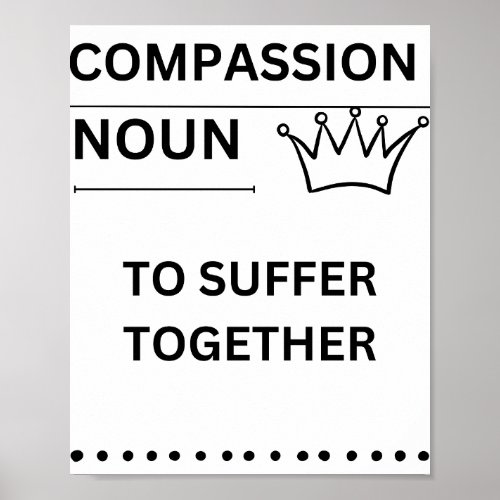 Compassion entrepreneur and hustle  poster