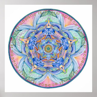 Compassion Mandala Poster