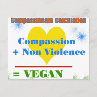 Compassionate Calculation Postcard