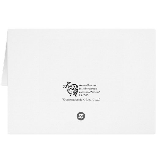 Compassionate Cloud Card (Back Horizontal)