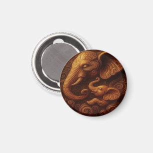 Compassionate Elephants Magnet