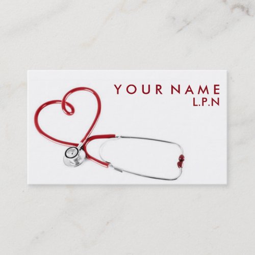 Compassionate Nurse Business Card