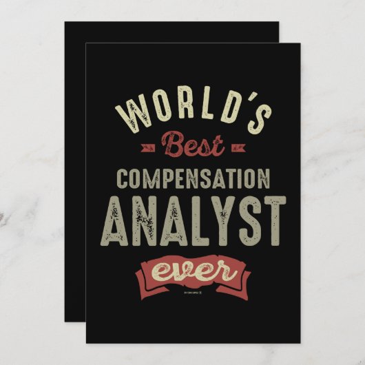 Compensation Analyst (Front/Back)