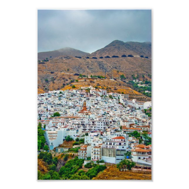 Competa Costa Del Sol Andalucia Spain Photo Print (Front)