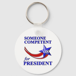 Competent President Keychain