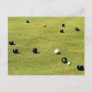 Competing At Lawn Bowls, Postcard