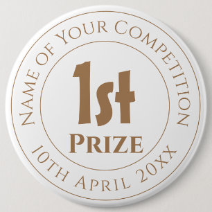 Competition 1st Prize Trophy Award Button