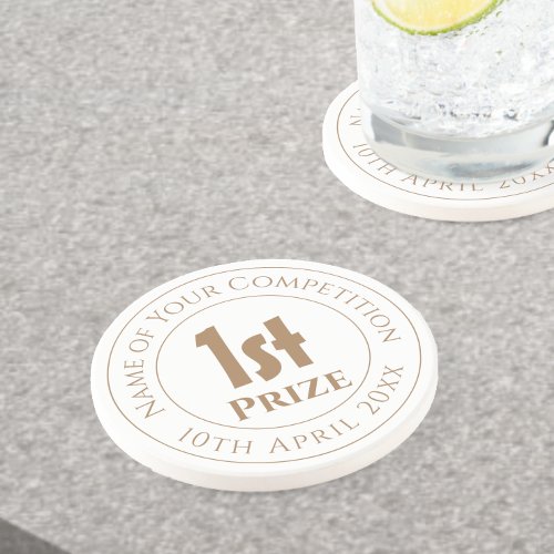 Competition 1st Prize Trophy Award Coaster