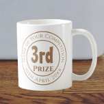 Competition 3rd Prize Trophy Award Coffee Mug at Zazzle