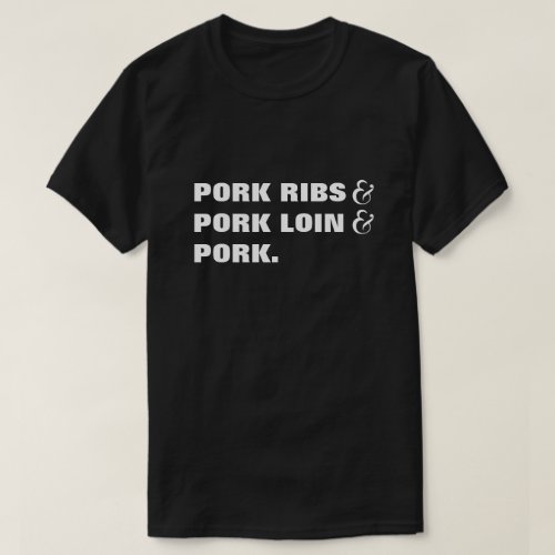 Competition BBQ Meat Checklist and Ampersands T_Shirt