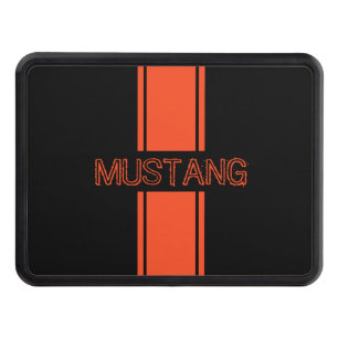 Competition Orange Racing Stripes Hitch Cover