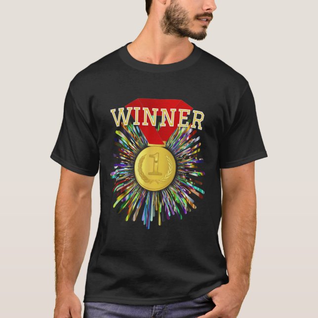 Competition Prize Winner Gold Medal #1  T-Shirt (Front)