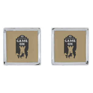 Competitive Chess Players Cufflinks