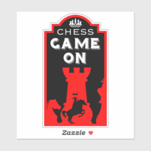 Competitive Chess Players Sticker