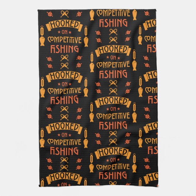 Competitive Fishing Gifts Kitchen Towel (Vertical)