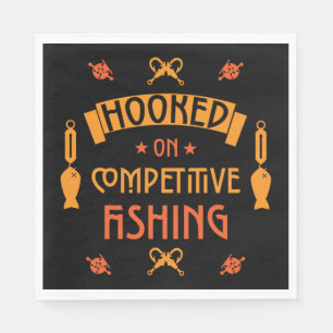 Competitive Fishing Gifts Napkins