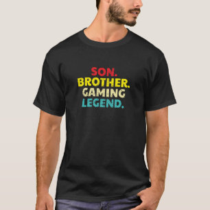 Competitive Gaming Son Brother Gaming Legend T-Shirt