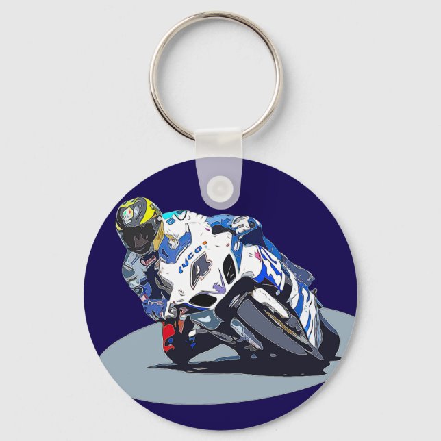 Competitive Speed Motorized Key Keychain (Front)