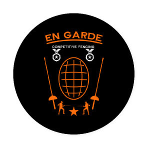 Competitive Sword Fencing Coaster Set