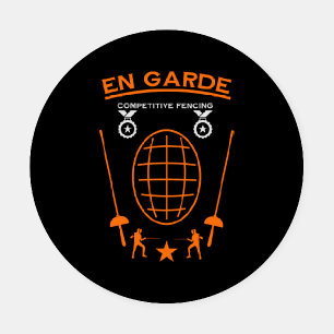 Competitive Sword Fencing Coaster Set