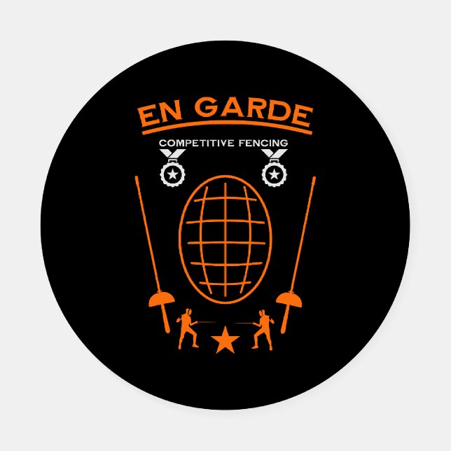 Competitive Sword Fencing Coaster Set (Single)