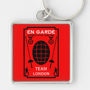Competitive Sword Fencing Keychain