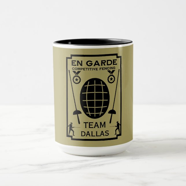 Competitive Sword Fencing Mug (Center)
