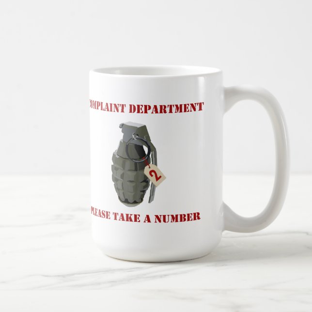 Complaint Department Coffee Mug (Right)