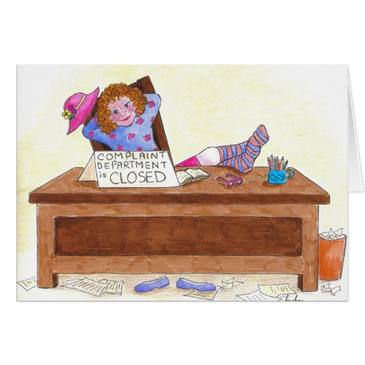 Complaint department is closed cards (Front Horizontal)