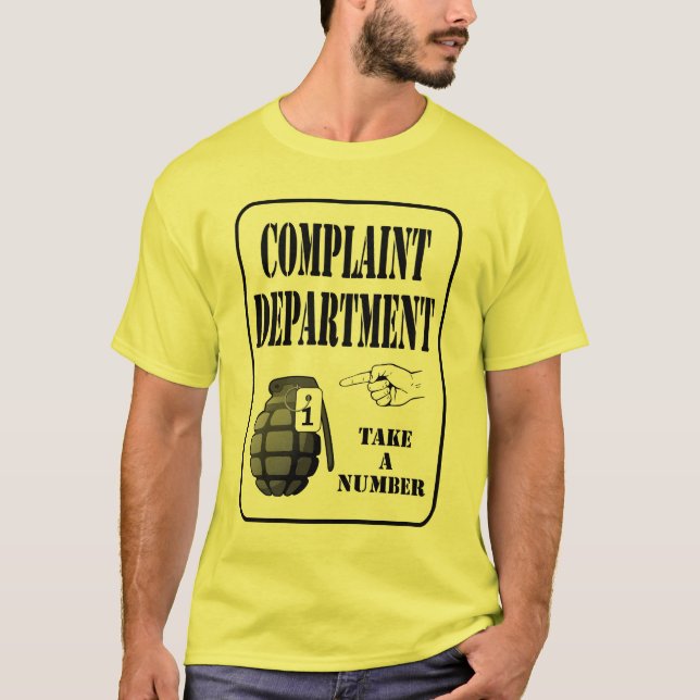 Complaint Department  T-Shirt (Front)