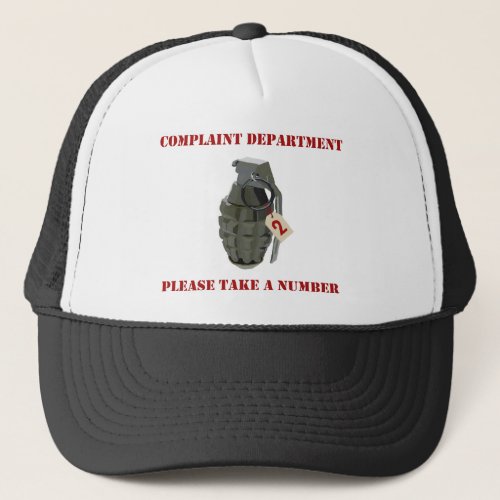 Complaint Department Trucker Hat