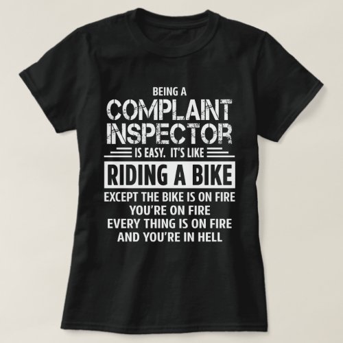 Complaint Inspector T_Shirt