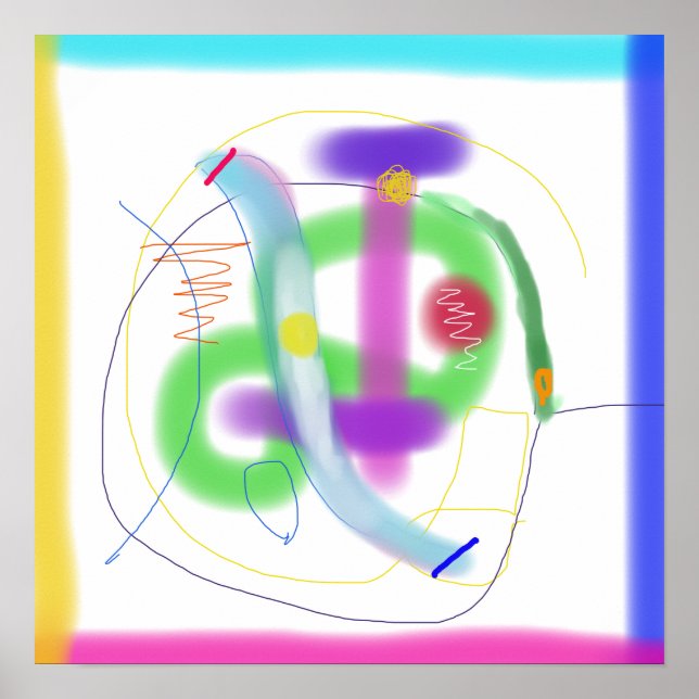 Complemented by a Colorful Frame Poster (Front)