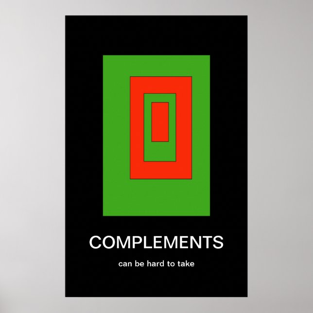 Complements Demotivational Poster (Front)