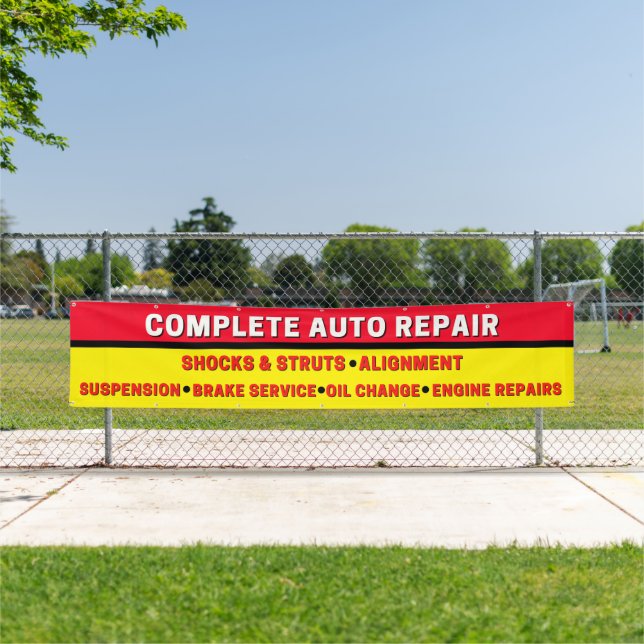 Complete Auto Repair Suspension Brakes Engine Banner (Insitu)