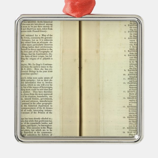 Complete Genealogical, Historical, Chronological Metal Ornament (Front)