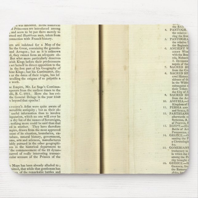 Complete Genealogical, Historical, Chronological Mouse Pad (Front)