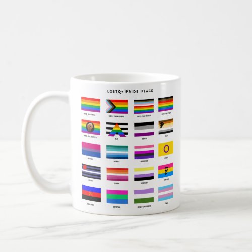 Complete LGBTQ Pride Flag Guide Coffee Mug