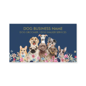 Complete Pet Care Services Dog Grooming Pet Sitter Business Card