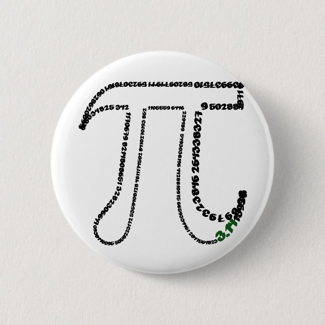 Complete Pi Day Button (Front)