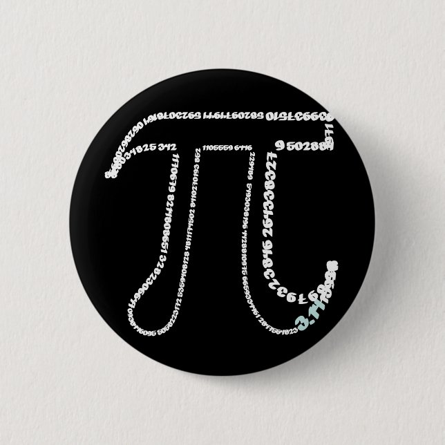 Complete Pi Day Pinback Button (Front)