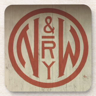 Complete Set Of 6 Norfolk And Western Railway Logo Coaster