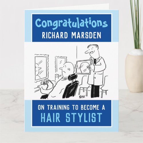 Completed Barber or Hair Stylist Training Card
