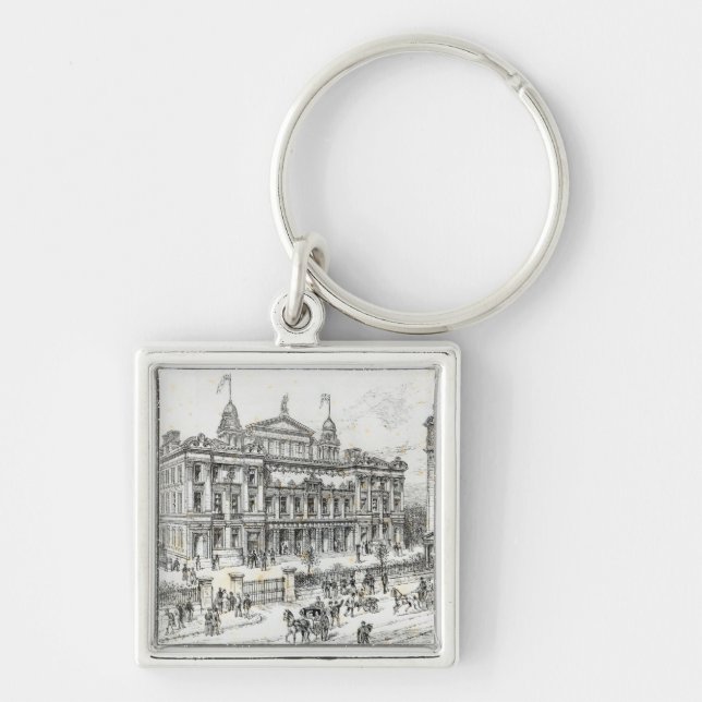Completed buildings of the People's Palace Keychain (Front)