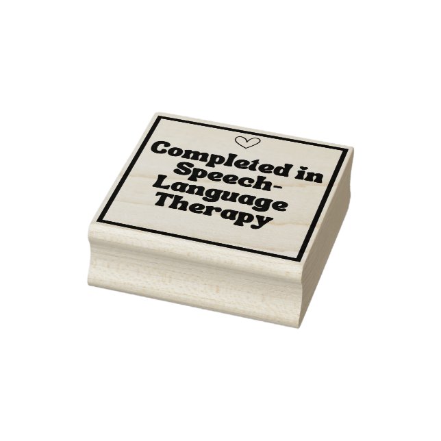 Completed in Speech - Language Therapy Stamp (Stamp)