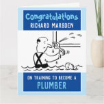 Completed Plumber &amp; Plumbing Training Card