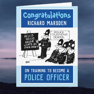 Completed Police Training Card
