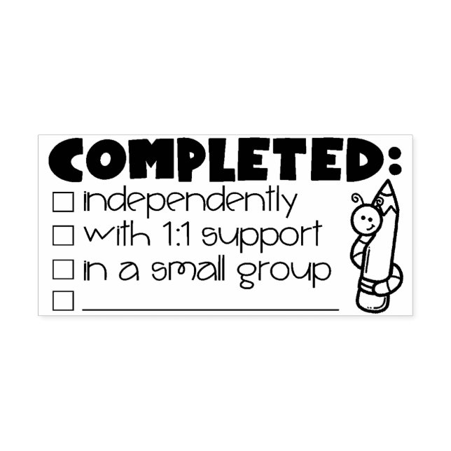 Completed Stamp - Teacher Stamp (Imprint)