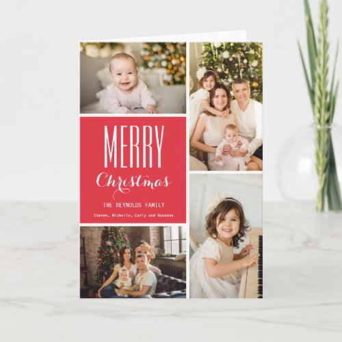 Completely Custom Holiday 4 Photo Collage