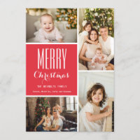 Completely Custom Holiday Photo Collage